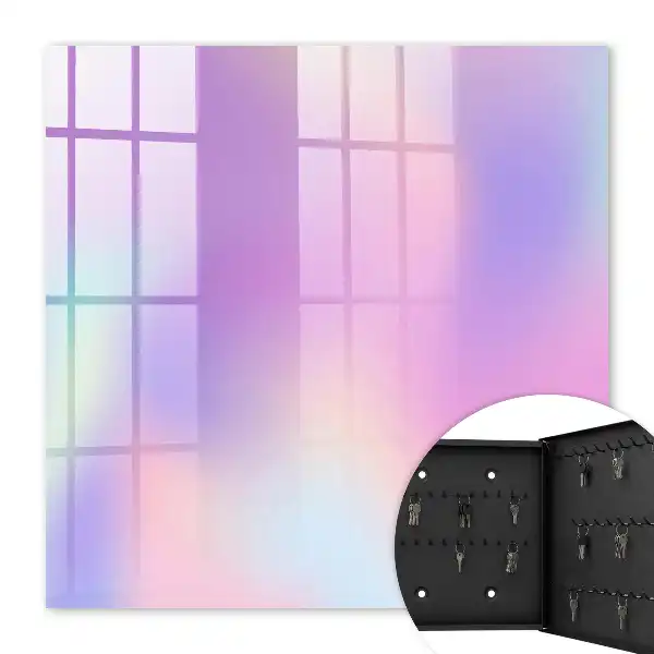 Wandbild Pastellfarbene Wellenharmonie
