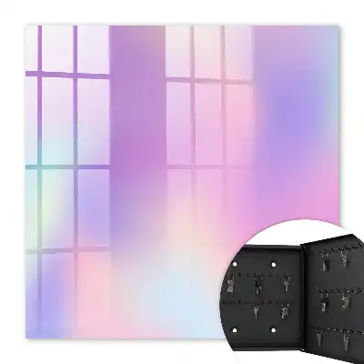 Wandbild Pastellfarbene Wellenharmonie