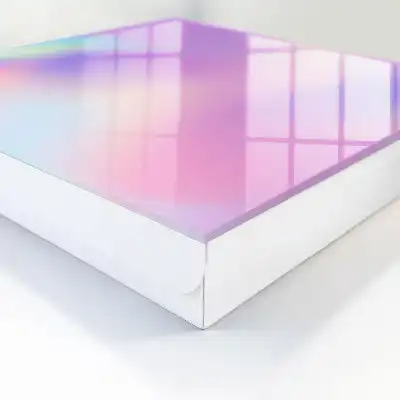 Wandbild Pastellfarbene Wellenharmonie