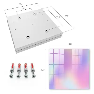 Wandbild Pastellfarbene Wellenharmonie