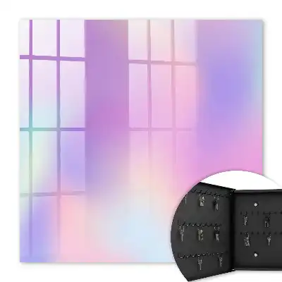 Wandbild Pastellfarbene Wellenharmonie