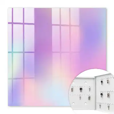 Wandbild Pastellfarbene Wellenharmonie