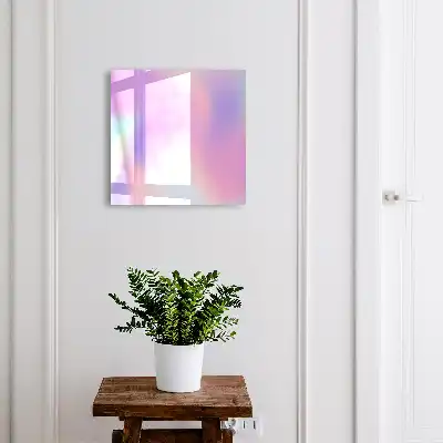 Wandbild Pastellfarbene Wellenharmonie