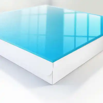 Der blaue Farbverlauf schafft Frieden