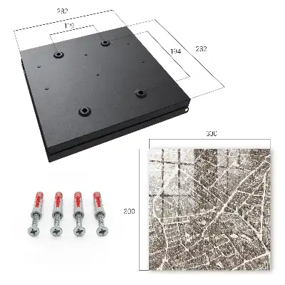 Ein Stadtplan im klassischen Stil