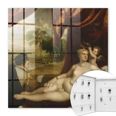 Tizian Venus und der Lautenspieler, Frauenengel
