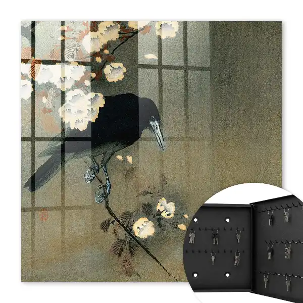 Ohara Koson Krähe und Kirschblüten