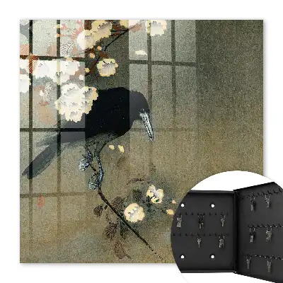 Ohara Koson Krähe und Kirschblüten