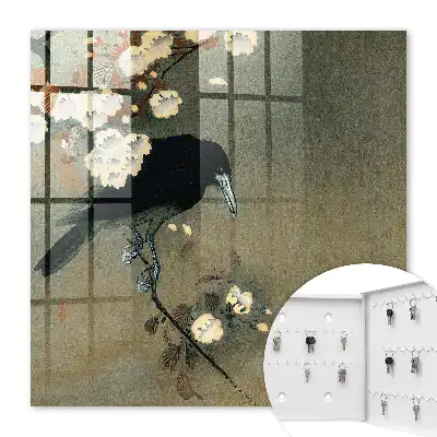 Ohara Koson Krähe und Kirschblüten