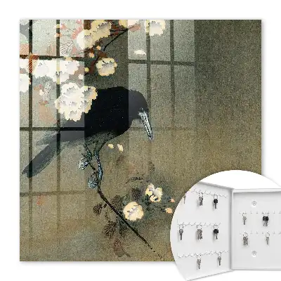 Ohara Koson Krähe und Kirschblüten