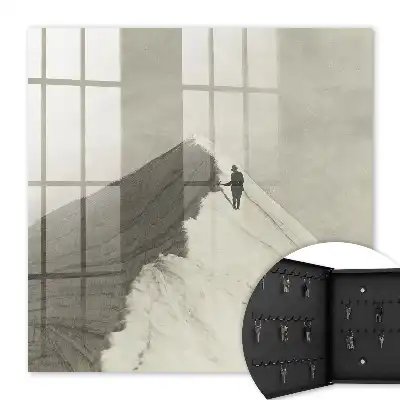 Bergsteigen mit Schwerpunkt auf Einsamkeit