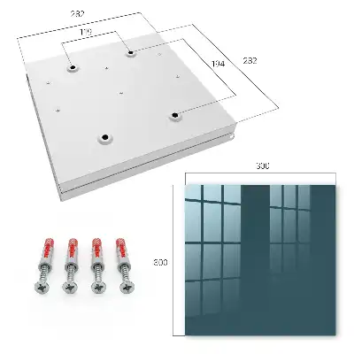 Dunkeltürkis harmonische Formen