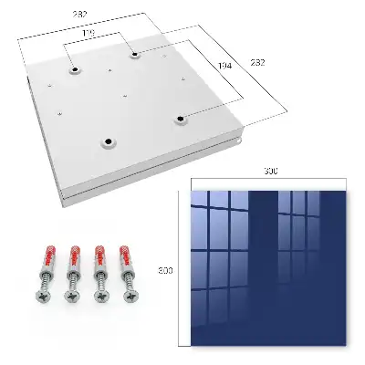 Lebendiger, minimalistischer Marineblau-Stil