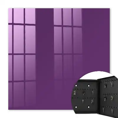 Kräftiges Lila, minimalistisch und modern