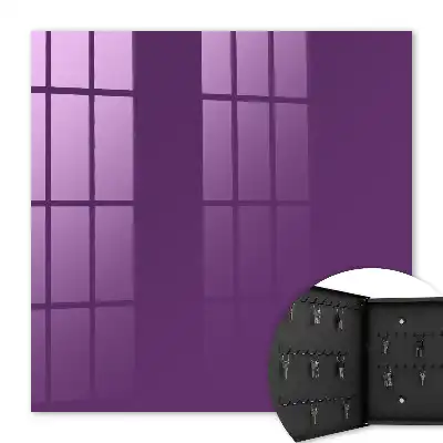 Kräftiges Lila, minimalistisch und modern