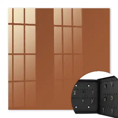 Dunkelorangebraunes Muster