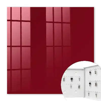 Leuchtendes Burgunderrot, elegant und minimalistisch