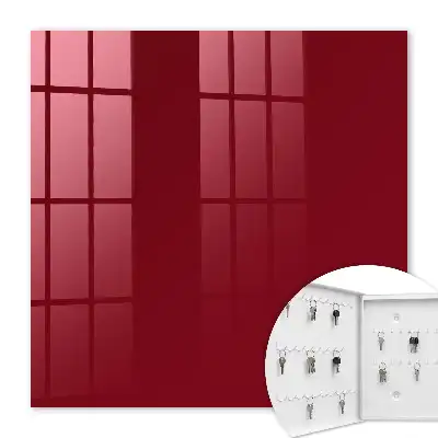 Leuchtendes Burgunderrot, elegant und minimalistisch