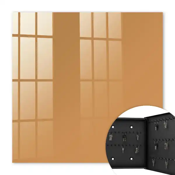 Gedämpftes Orange, minimalistische Schlichtheit