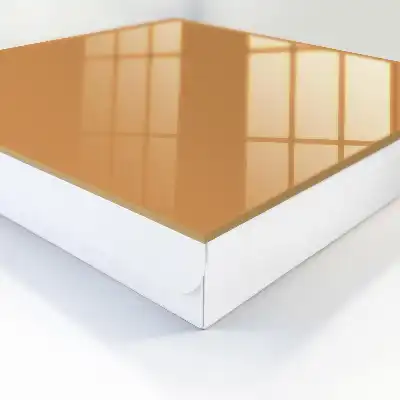 Gedämpftes Orange, minimalistische Schlichtheit