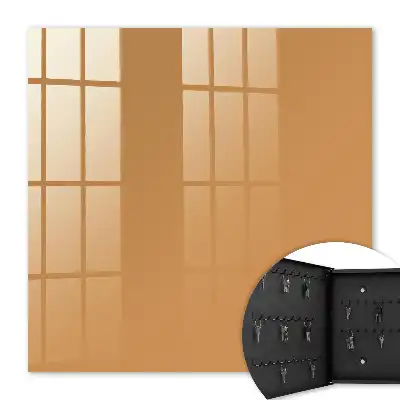 Gedämpftes Orange, minimalistische Schlichtheit
