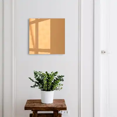 Gedämpftes Orange, minimalistische Schlichtheit