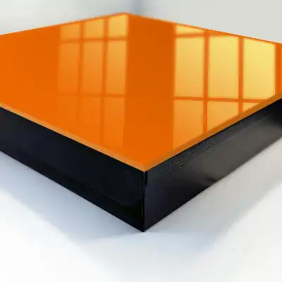 Starke orangefarbene Hitzeenergie