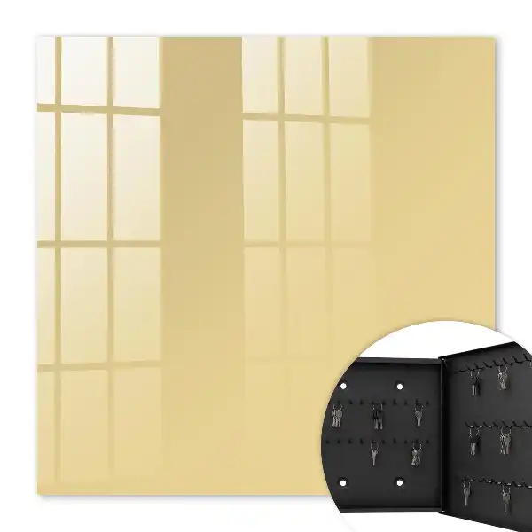 ruhige Komposition in Beige und Gelb