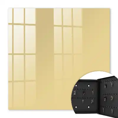 ruhige Komposition in Beige und Gelb