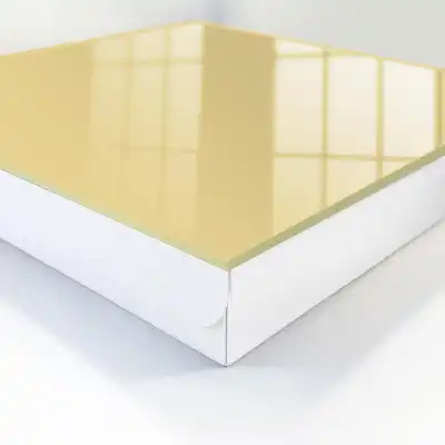 ruhige Komposition in Beige und Gelb