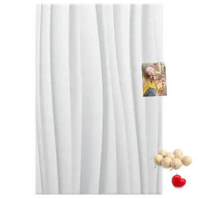 Korktafel mit Abstraktion von Linien und Formen