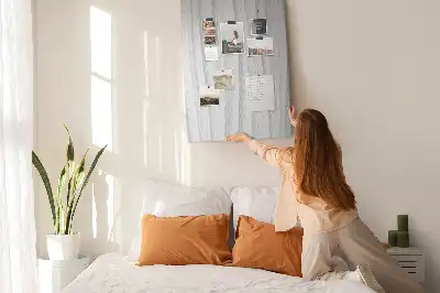 Korktafel mit Abstraktion von Linien und Formen