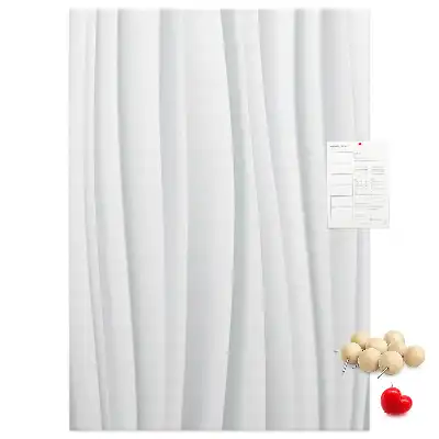 Korktafel mit Abstraktion von Linien und Formen