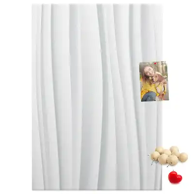 Korktafel mit Abstraktion von Linien und Formen