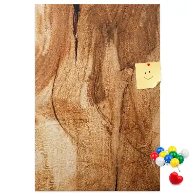 Korktafel Natürliche Holzstruktur