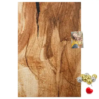 Korktafel mit natürlicher Holzstruktur