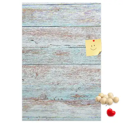 Pinnwand in hellen Pastellfarben