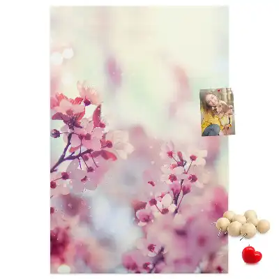 Korktafel Frühlingsblumen