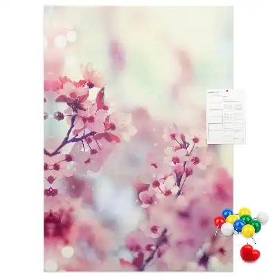 Korktafel Frühlingsblumen