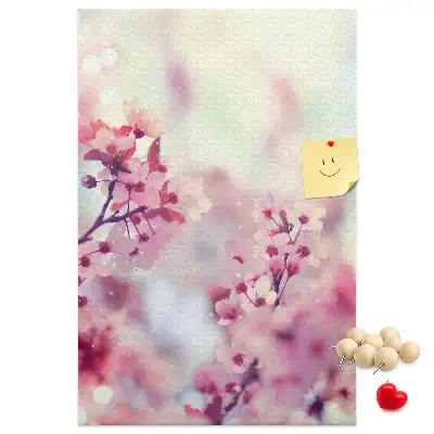 Korktafel Frühlingsblumen
