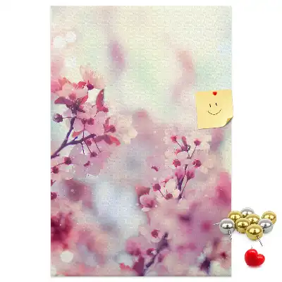 Korktafel Frühlingsblumen