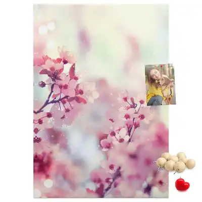 Korktafel Frühlingsblumen