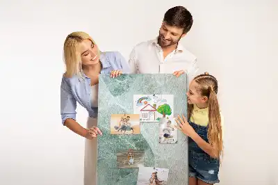 Korktafel in Marmorblock-Optik