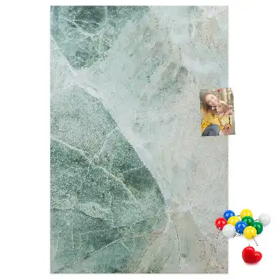 Korktafel in Marmorblock-Optik