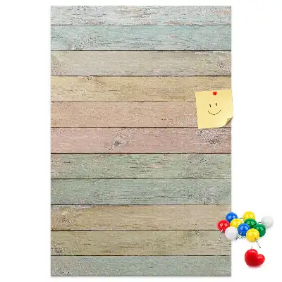 Pinnwand Tafeln in Pastellfarben