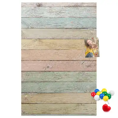 Pinnwand Tafeln in Pastellfarben