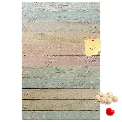 Pinnwand Tafeln in Pastellfarben