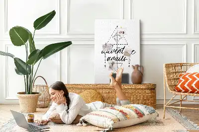 Korktafel Betritt das Unbekannte