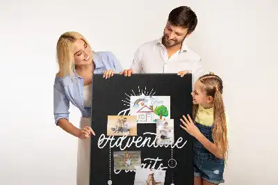 Kork-Pinnwand mit Motiv Ein Abenteuer erwartet dich