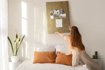 Dekorative Stoff-Korktafel